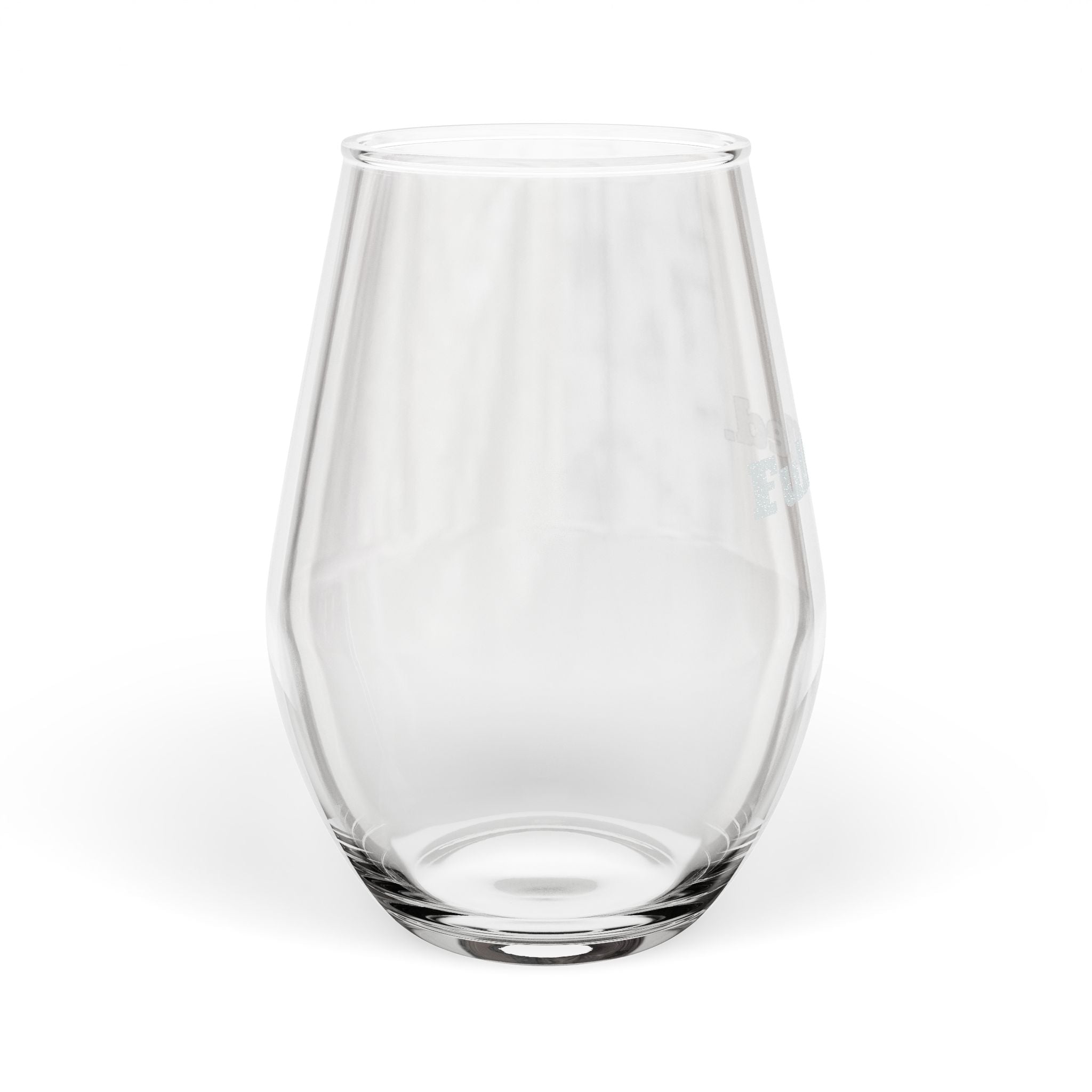 Engraved 11.5oz Stemless Wine Glass — Personalized Anniversary & Gift Glassware