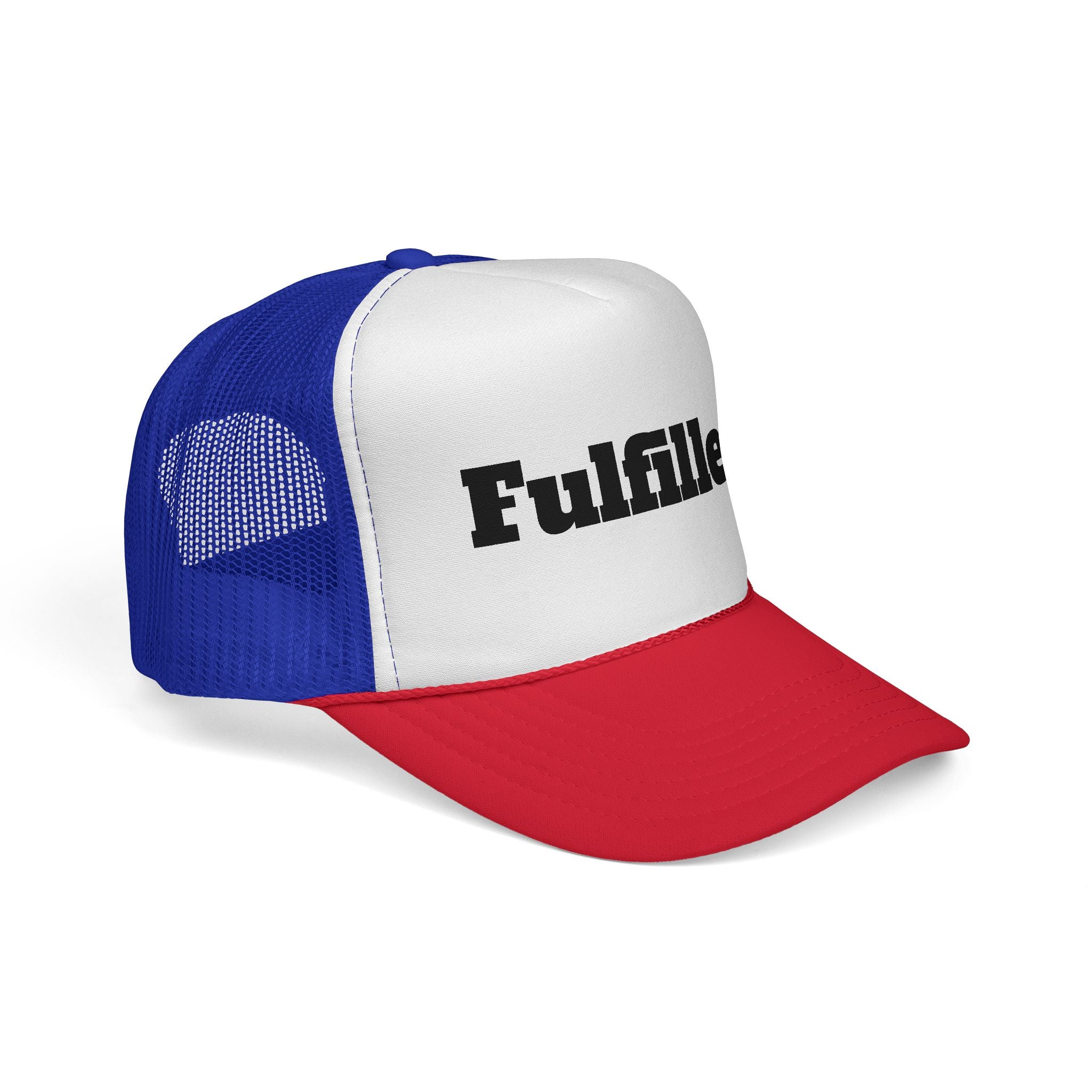 Fulfilled. Trucker Cap — Motivational Mesh Snapback Hat