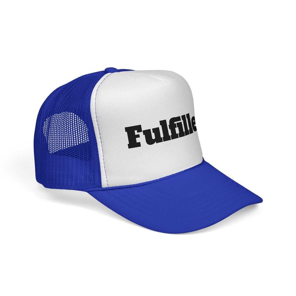 Fulfilled. Trucker Cap — Motivational Mesh Snapback Hat