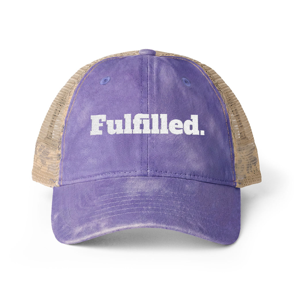 Women's Washed Mesh-Back Cap