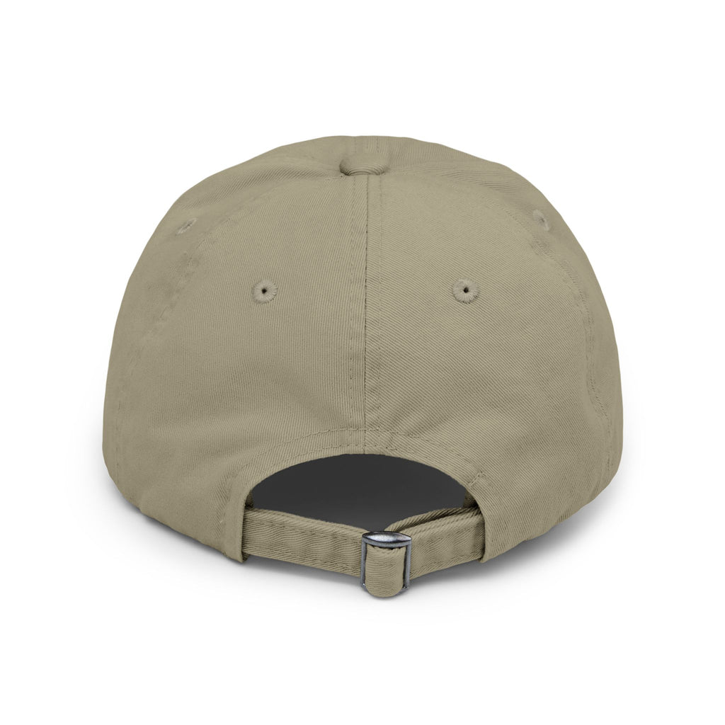 Fulfilled Distressed Baseball Cap — Vintage Washed Black Dad Hat