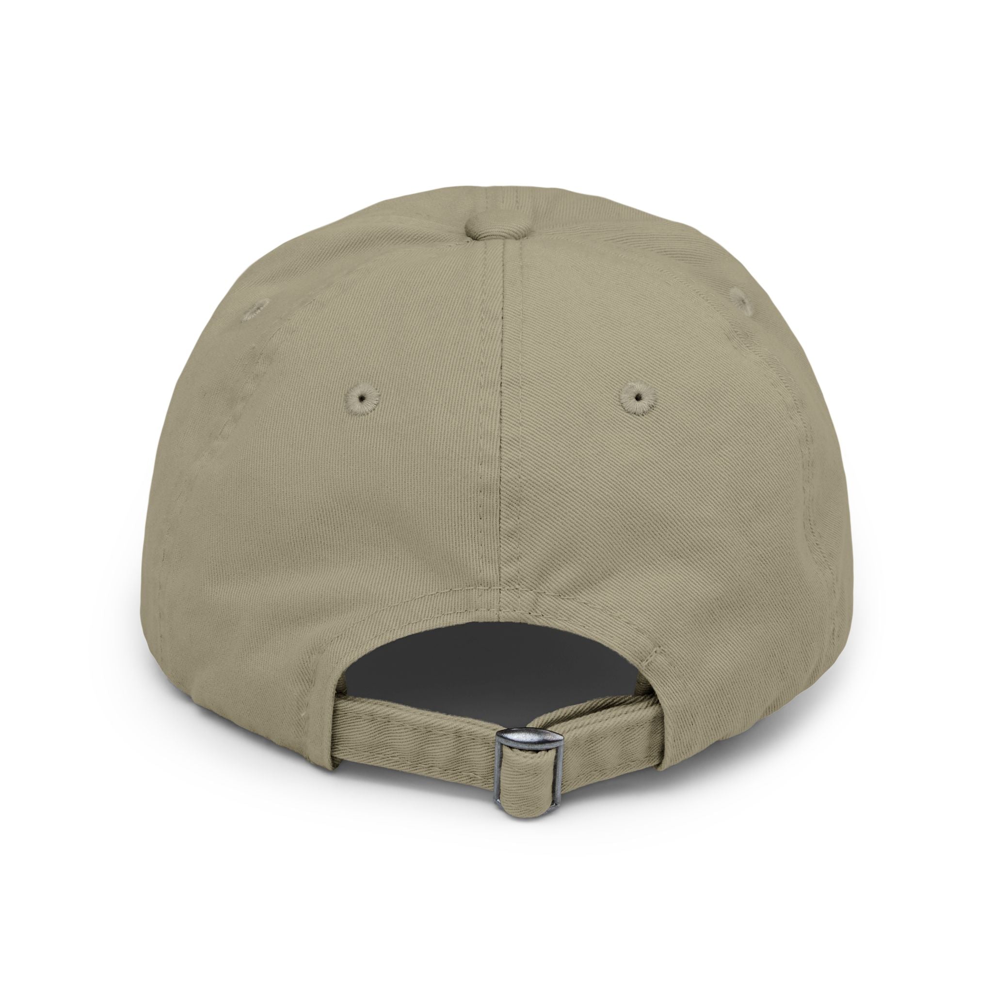 Fulfilled Distressed Baseball Cap — Vintage Washed Black Dad Hat