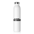 Slim Water Bottle — Bold 'Fulfill' Minimalist Stainless Steel Bottle