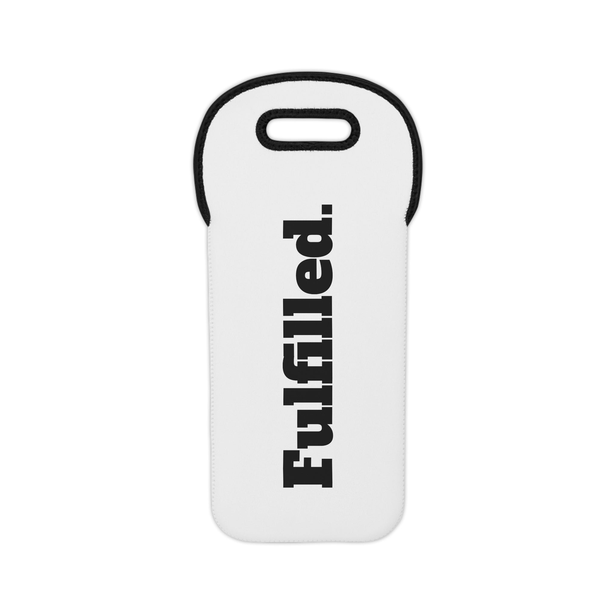 Fulfilled. Wine Tote Bag — Insulated Bottle Carrier for Gifts & Parties