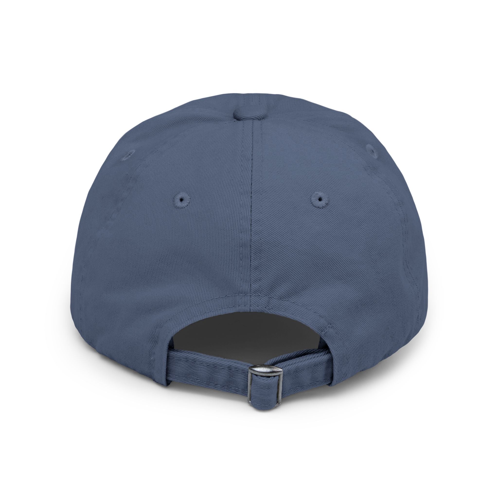 Fulfilled Distressed Baseball Cap — Vintage Washed Black Dad Hat