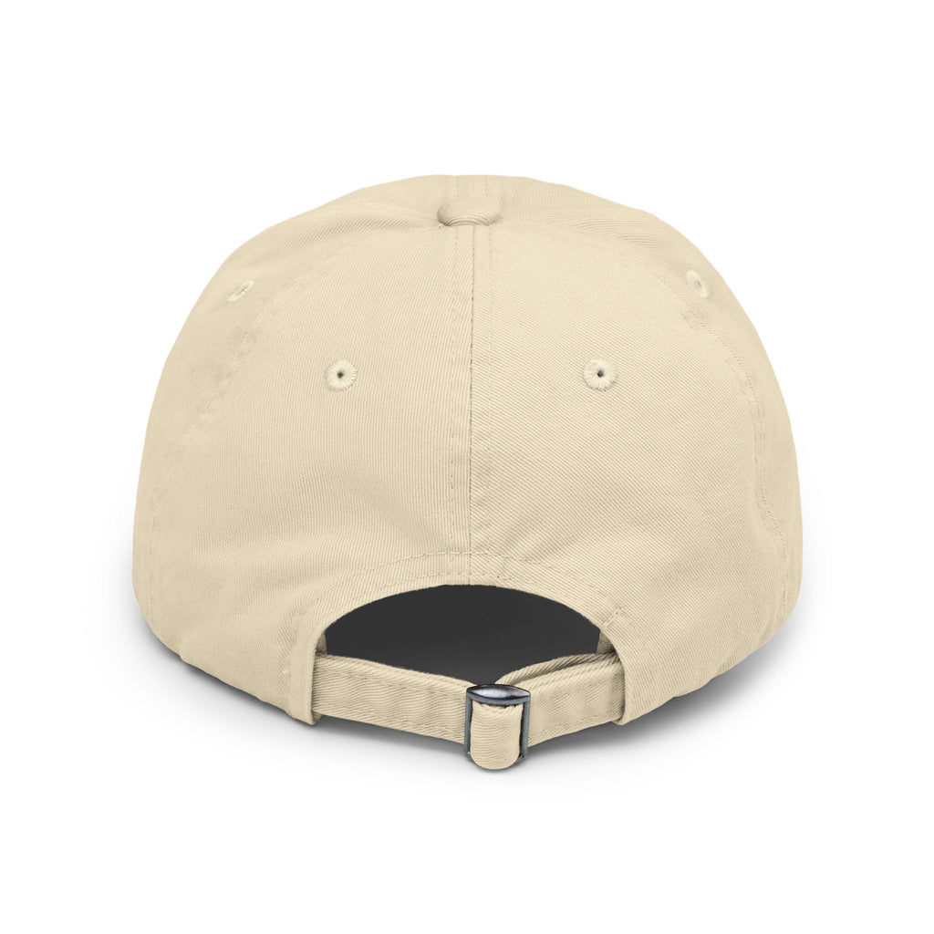 Fulfilled Distressed Baseball Cap — Vintage Washed Black Dad Hat