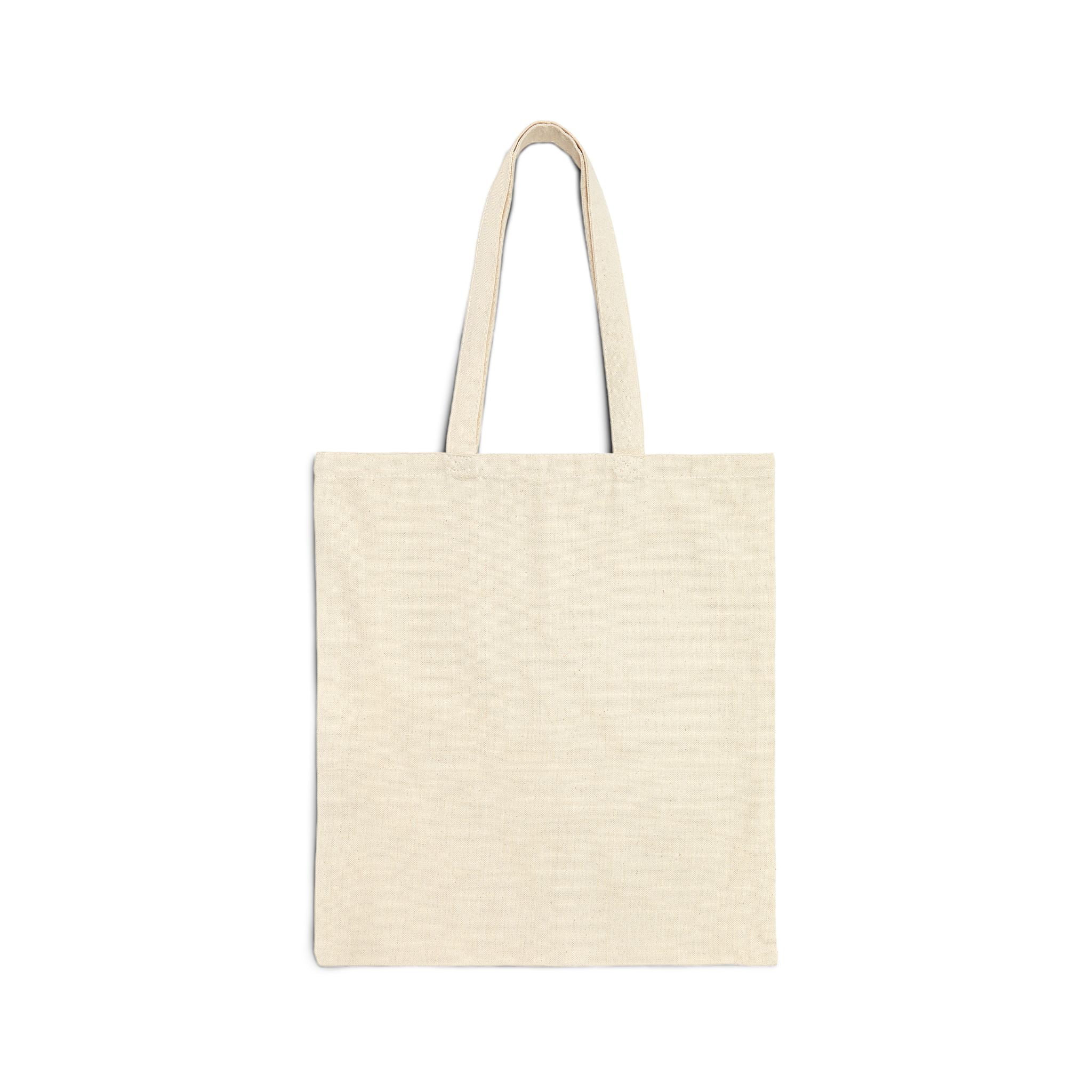 Fulfilled. Canvas Tote Bag — Minimalist Motivational Grocery & Everyday Shopper