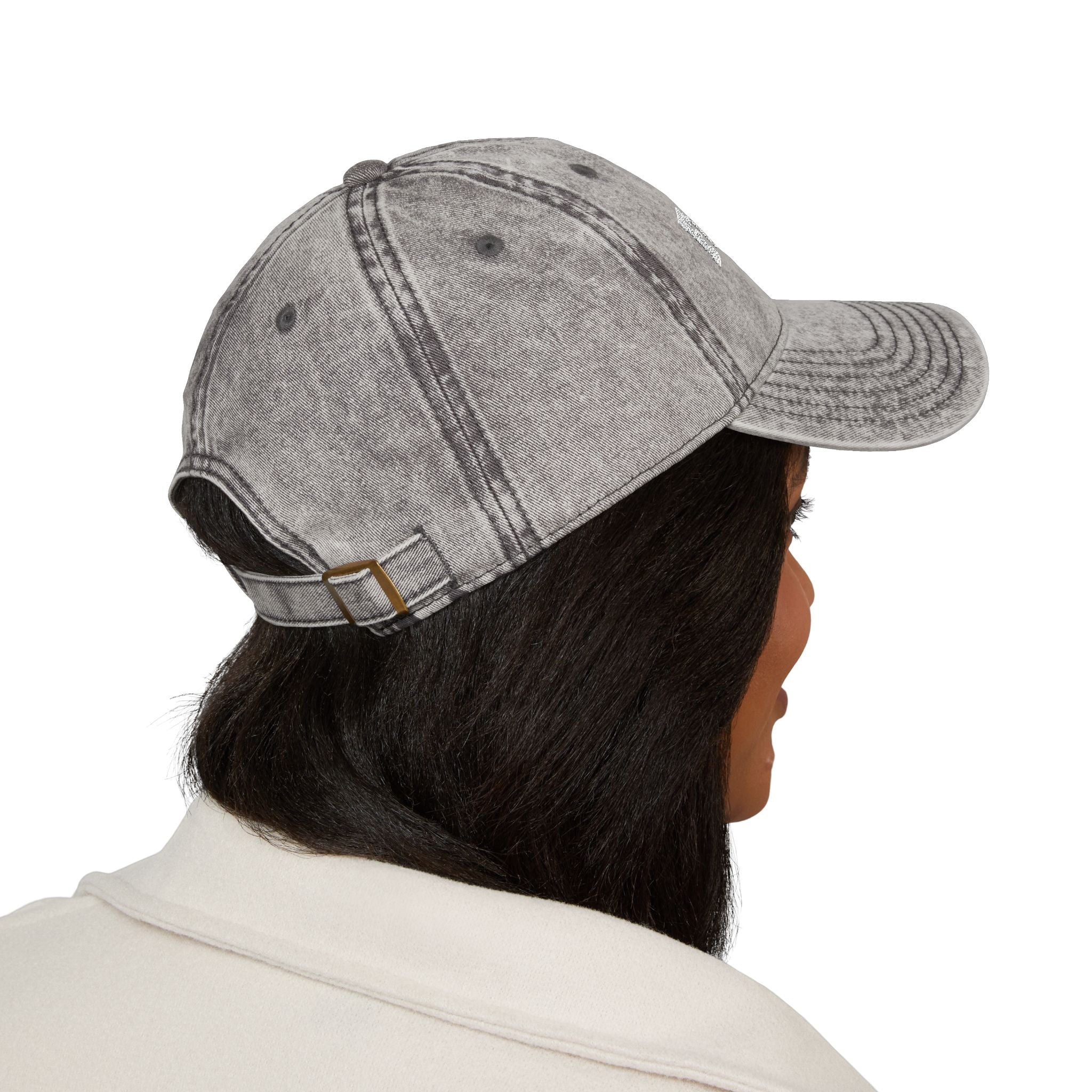 Fulfilled Embroidered Vintage Cap - Distressed Red Dad Hat