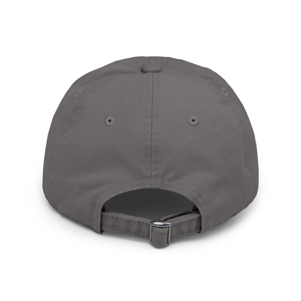 Fulfilled Distressed Baseball Cap — Vintage Washed Black Dad Hat