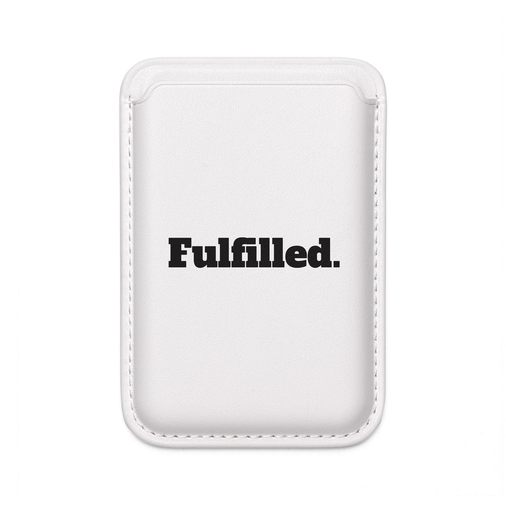Fulfilled. Vegan MagSafe Wallet — Minimal Leather Card Holder