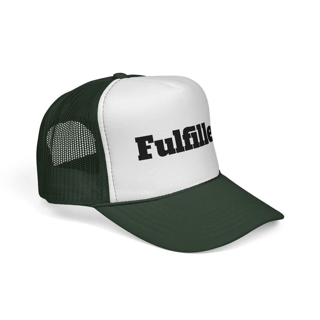 Fulfilled. Trucker Cap — Motivational Mesh Snapback Hat