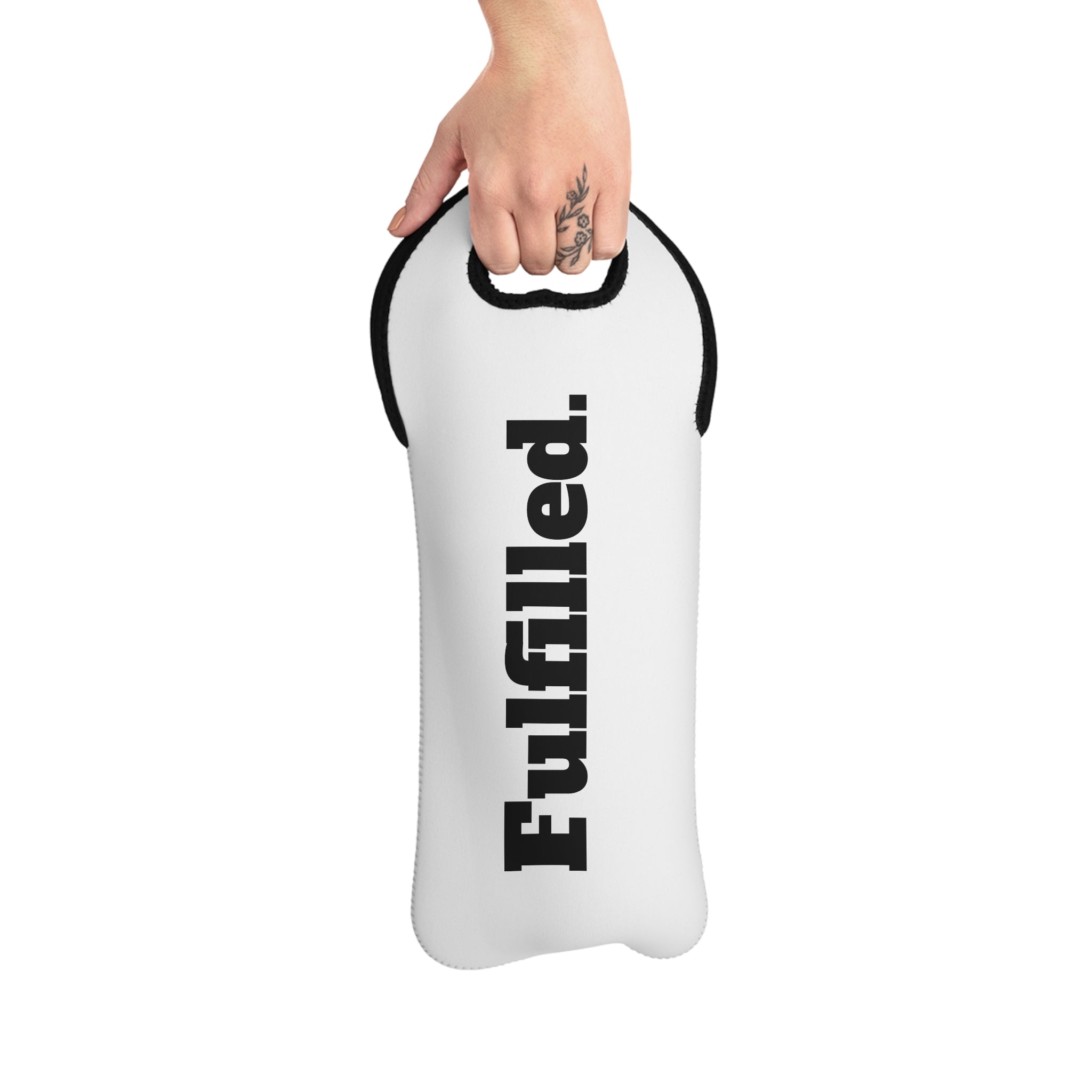 Fulfilled. Wine Tote Bag — Insulated Bottle Carrier for Gifts & Parties
